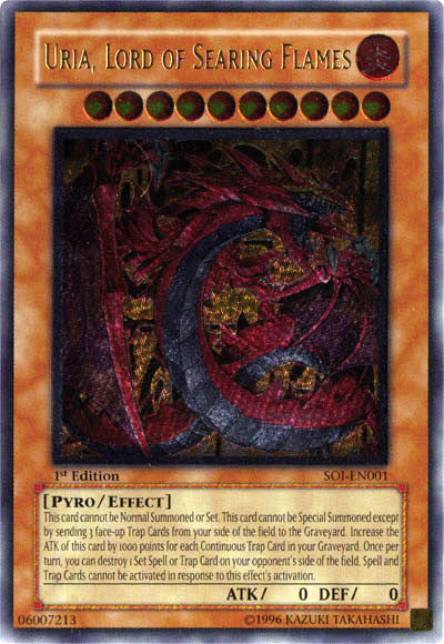 Uria, Lord of Searing Flames (UTR) [SOI-EN001] Ultimate Rare