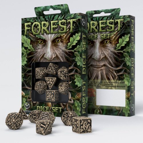 Q Workshop - Forest RPG Dice Set