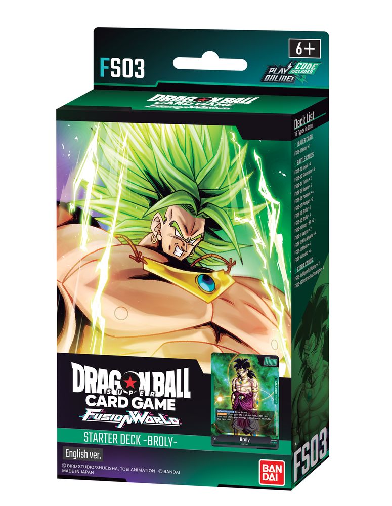DBS Fusion World Starter Decks - FS01-FS04
