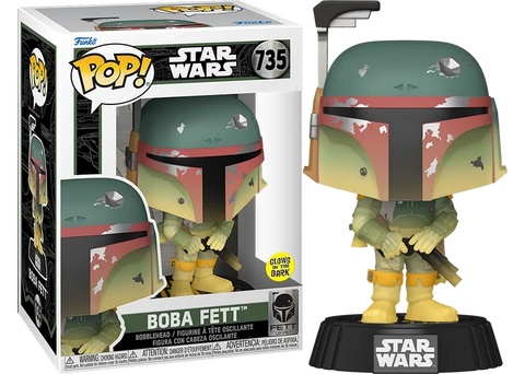 Star Wars - (Glow in the dark) Boba Fett Pop! 735