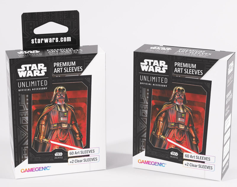 Gamegenic Star Wars Unlimited Premium Art Sleeves - Darth Vader Unstoppable (66mm x 92mm)