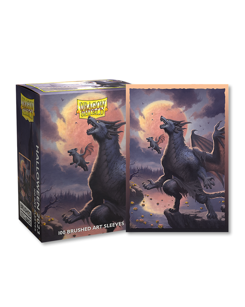 Dragon Shield Brushed Art Sleeves - Halloween 2023 Weredragon