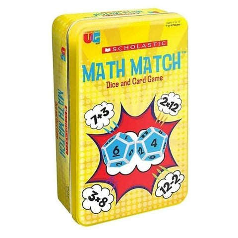 Scholastic - Math Match Dice and Card Game
