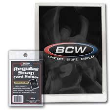 BCW Snap Card Holder Standard 20 Pt