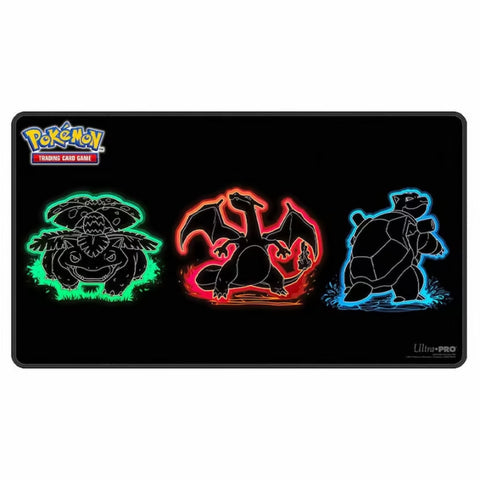 Pokemon Ultra Pro Foil Playmat - Neon Kanto Trio