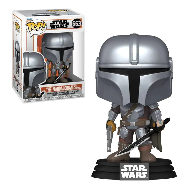 Star Wars - The Mandalorian with Darksaber Pop! 663