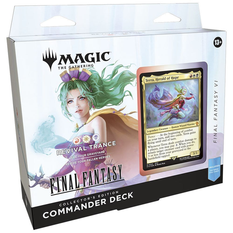 ff mtg collector commander decks Final Fantasy Collector Commander Deck | MTG Surge Foil Set