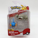 Mudkip & Geodude Battle Figure Pack