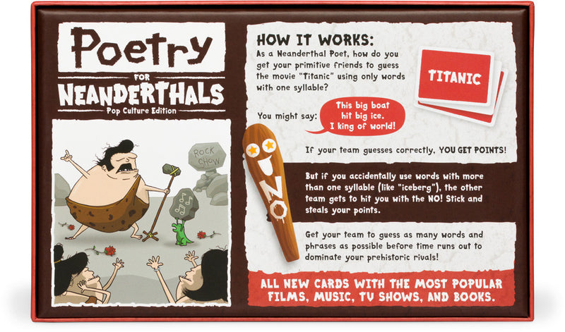 Poetry for Neanderthals - Pop Culture Edition