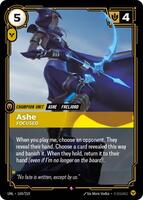 Ashe - Focused [169/219] Rare -FOIL