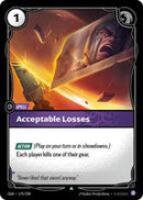 Acceptable Losses [179/298] Uncommon -FOIL