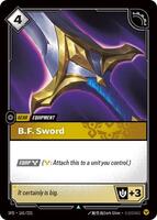B.F. Sword [161/221] Uncommon -FOIL