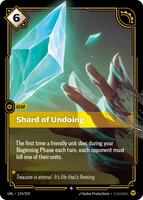 Shard of Undoing [174/219] Rare -FOIL