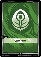 Calm Rune [042/298] Common -FOIL