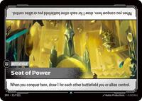 Seat of Power [217/221] Uncommon -FOIL