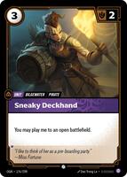 Sneaky Deckhand [176/298] Common -FOIL