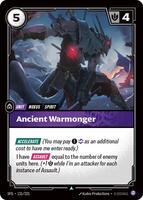 Ancient Warmonger [131/221] Uncommon -FOIL