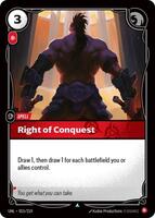 Right of Conquest [015/219] Uncommon