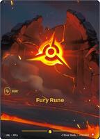 Fury Rune [R01a] Showcase -FOIL