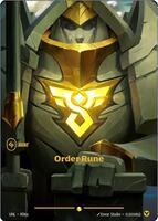 Order Rune [R06a] Showcase -FOIL