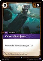 Vicious Snapjaws [129/219] Common -FOIL