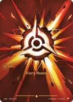 Fury Rune [007a/298] Alternate Art -FOIL