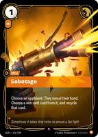 Sabotage [156/298] Rare -FOIL