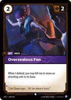 Overzealous Fan [128/221] Common -FOIL