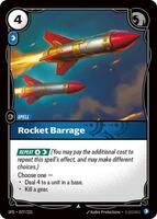 Rocket Barrage [077/221] Uncommon -FOIL