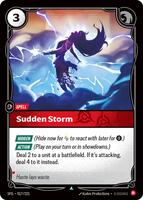 Sudden Storm [017/221] Uncommon -FOIL