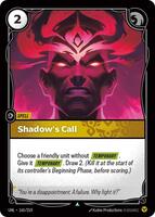 Shadow's Call [165/219] Uncommon -FOIL