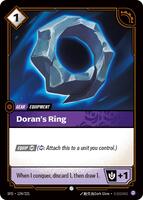 Doran's Ring [124/221] Common -FOIL