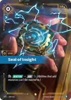 Seal of Insight [229/221] Showcase -FOIL