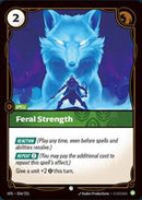 Feral Strength [034/221] Common -FOIL