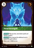 Feral Strength [034/221] Common -FOIL
