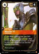 Master Yi - Tempered [113/219] Rare -FOIL