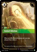 Solari Shrine [072/298] Rare -FOIL