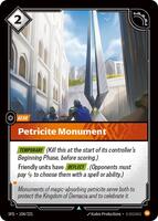 Petricite Monument [104/221] Uncommon -FOIL