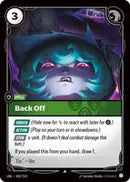 Back Off [042/219] Uncommon -FOIL