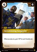 Scrutinizing Sergeant [157/219] Common