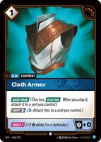Cloth Armor [064/221] Common -FOIL