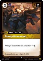 Trusty Ramhound [159/221] Common -FOIL