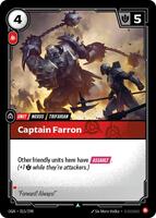 Captain Farron [015/298] Uncommon -FOIL