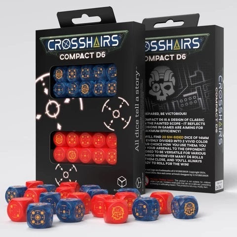 Q Workshop - Crosshairs Compact D6 Dice Set