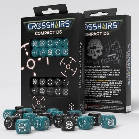 Q Workshop - Crosshairs Compact D6 Dice Set