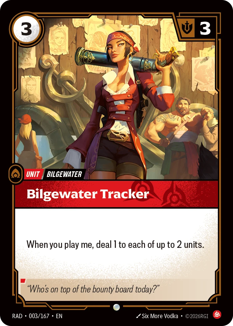 Bilgewater Tracker - Radiance 003/167