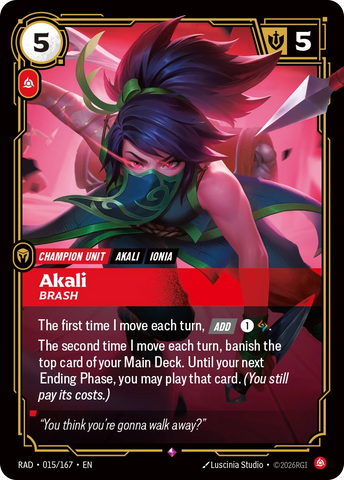Akali Brash - Radiance 015/167