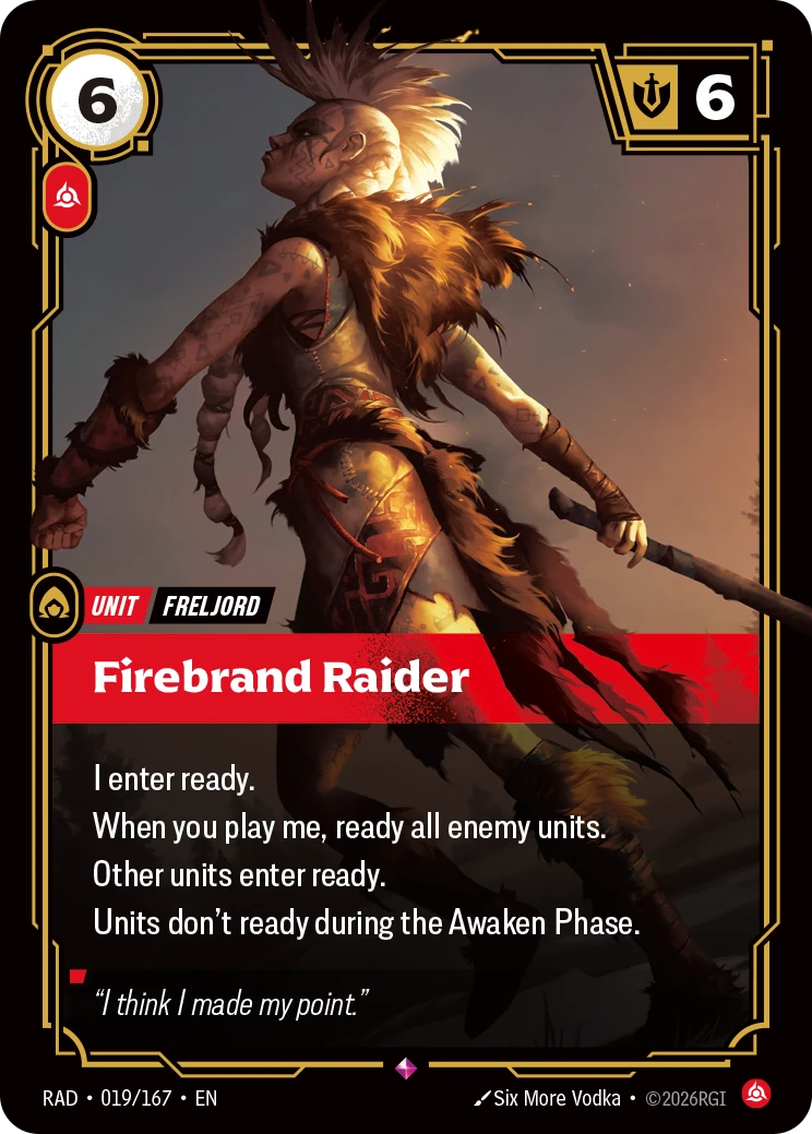 Firebrand Raider - Radiance 019/167