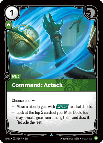 Command: Attack - Radiance 033/167