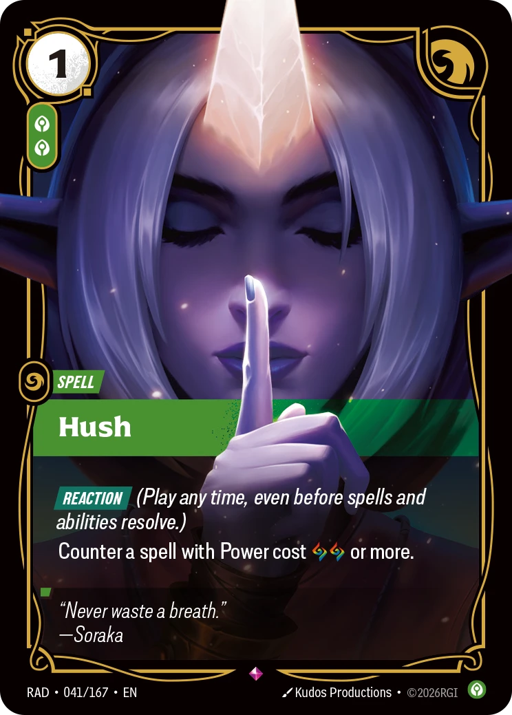 Hush - Radiance 041/167